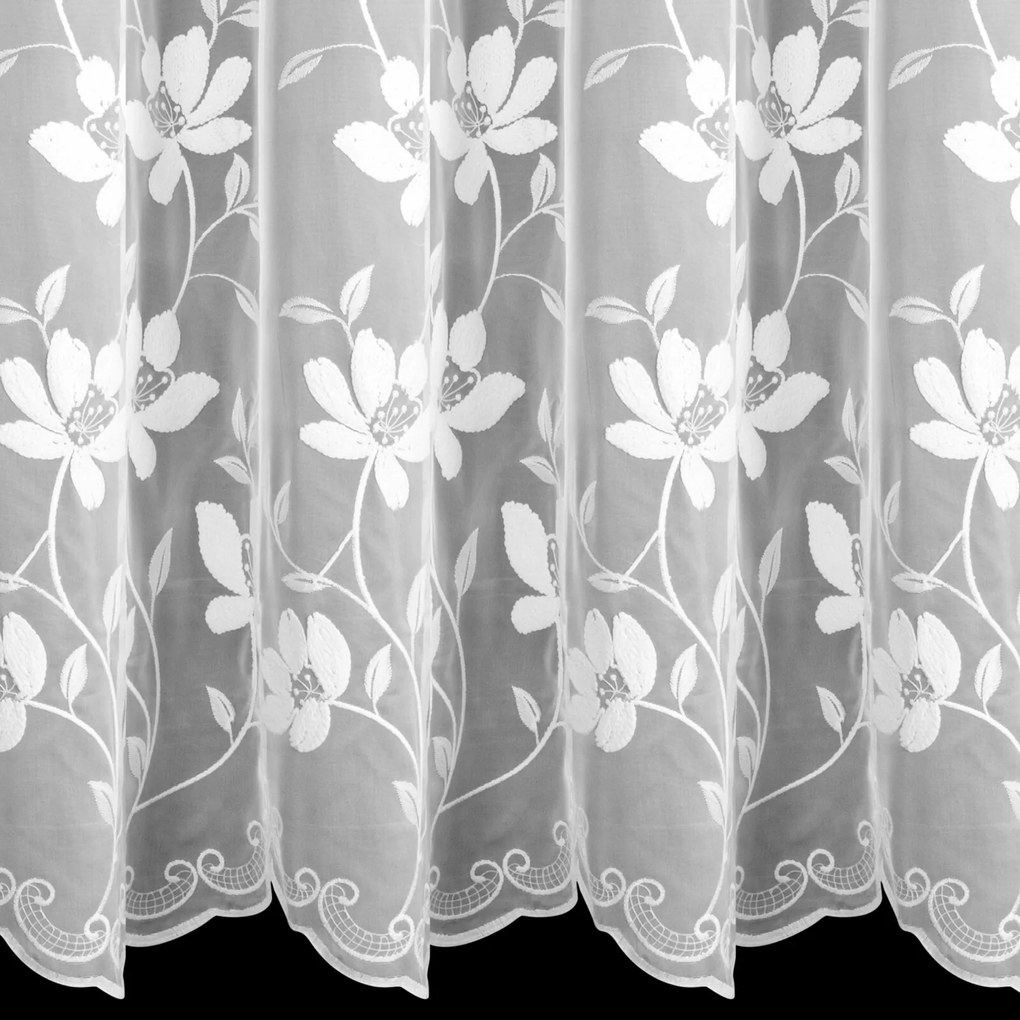 ZÁCLONA NA KRÚŽKOCH SANDI 350X250 CM KVETY