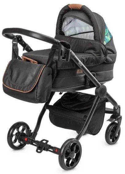 Camini Kombinovaný kočík CAMINI Yuna 2v1 2019 black