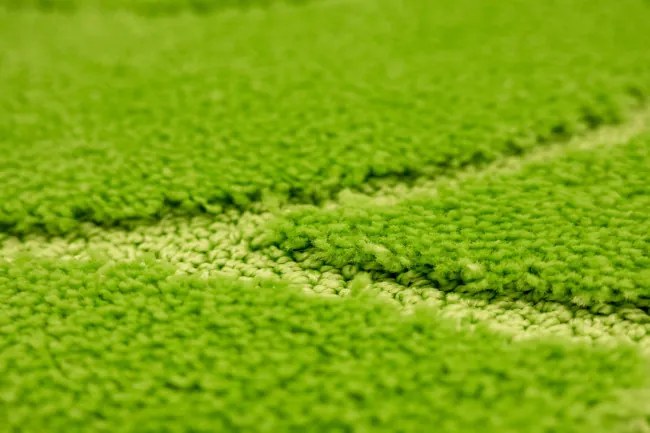 Kúpeľňový koberček Honey svetlozelený