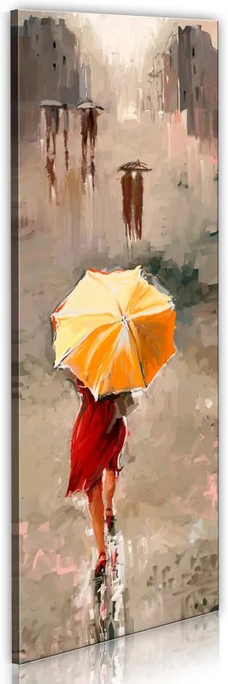 Obraz na plátne Bimago - Beauty in the rain 40x120 cm
