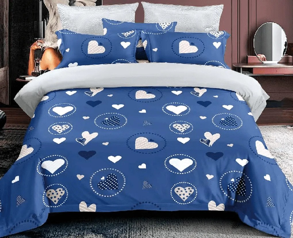 Obliečky Srdiečka 5 Bavlna 7-dielna súprava