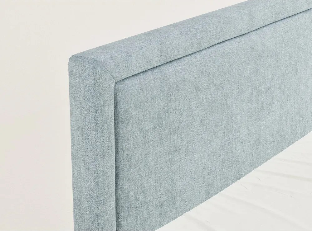 Svetlomodrá boxspring posteľ s úložným priestorom 160x200 cm Fresco – Maison de Rêve