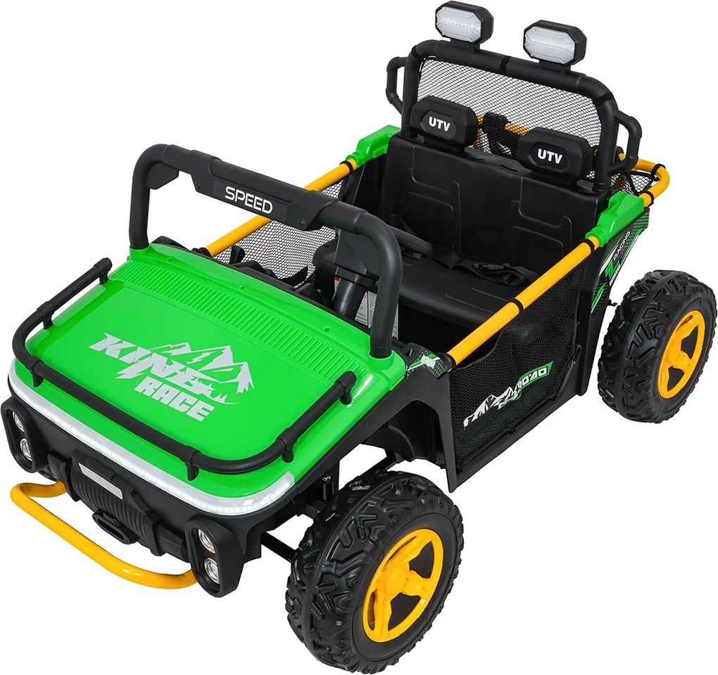 Ramiz Elektrická bugina UTV SPEED pre deti zelená