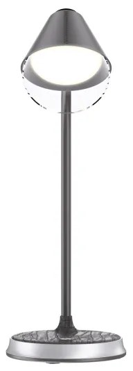 Immax 08972L - LED Stmievateľná stolná lampa FINCH LED/9W/12/230V šedá/chróm