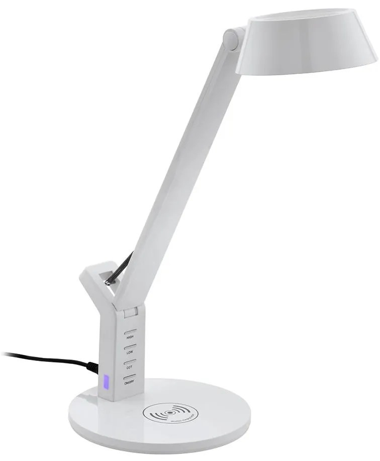 Eglo 99831 - LED Stmievateľná dotyková stolná lampa BANDERALO LED/4,8W/230V biela