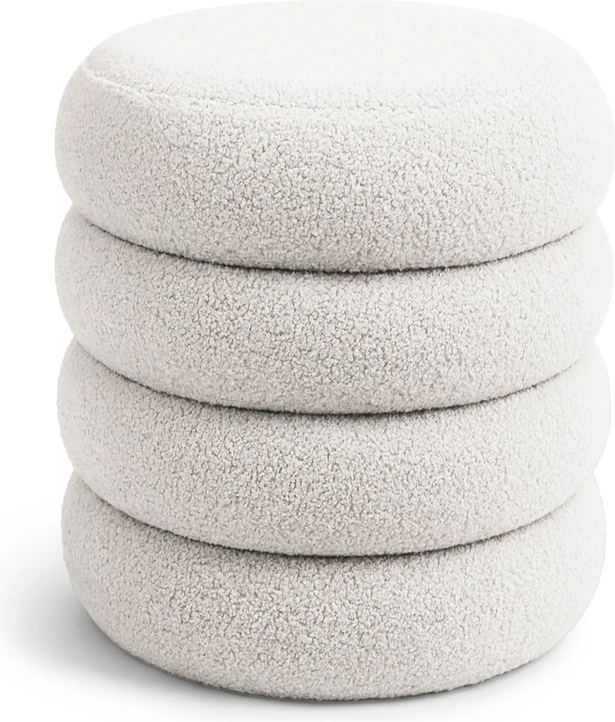 Taburet Snuggo I bílý