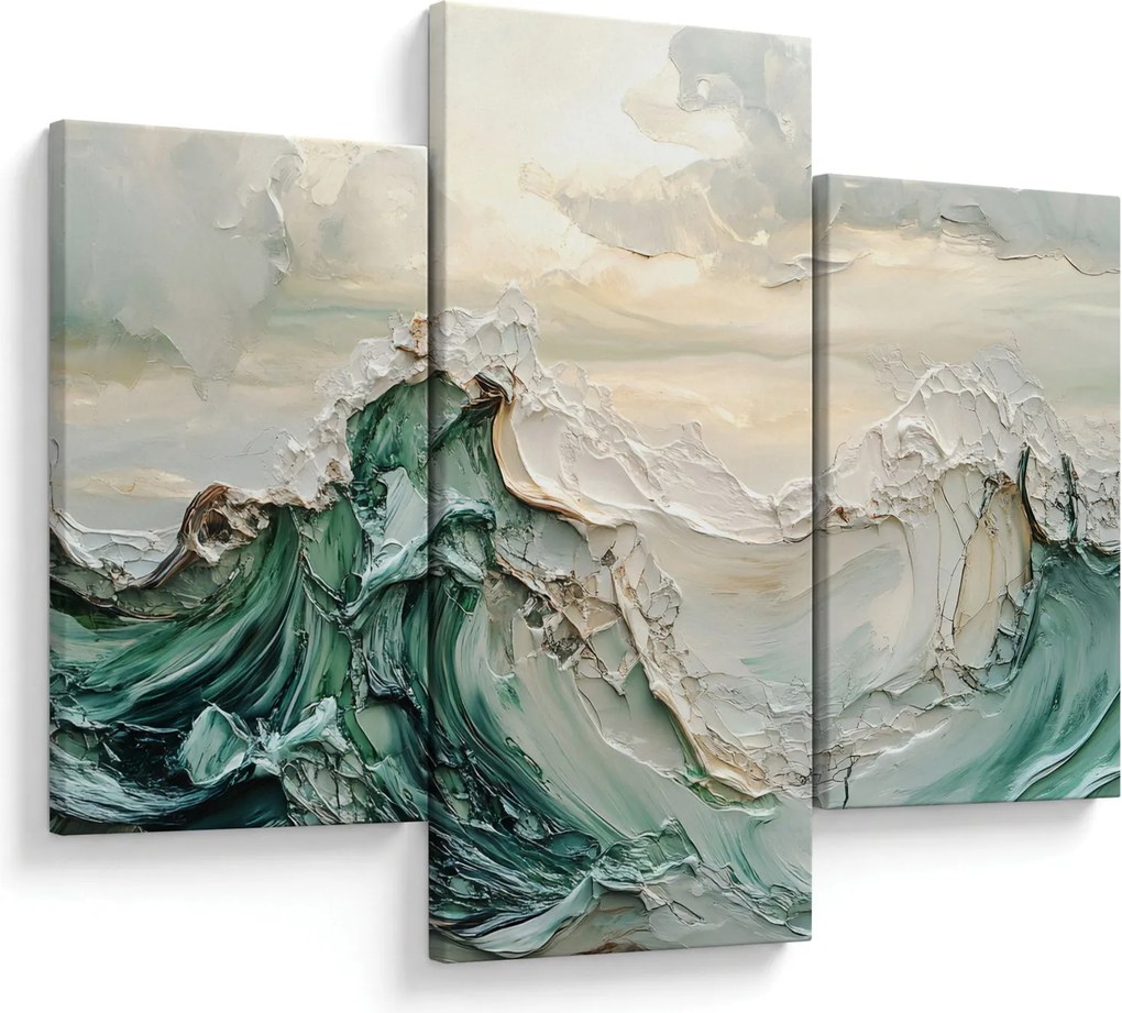 Obraz - 3D abstrakcie mora (90x60 cm)