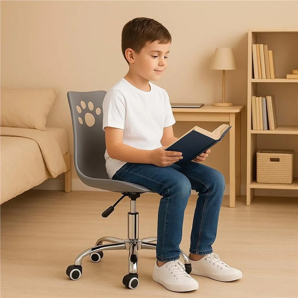 Otočná kancelárska stolička Springos HF0041 - sivá