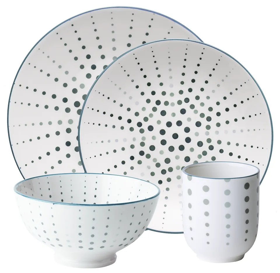 Porcelánový set 24 ks – Gaya Elements Earth - W0095