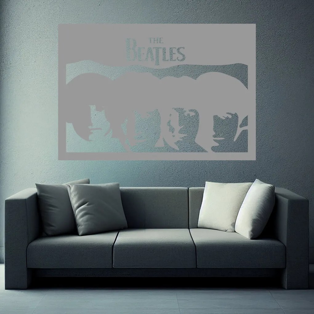 Veselá Stena Samolepka The Beatles Farba: žlutá, Veľkosť: 40 x 28 cm