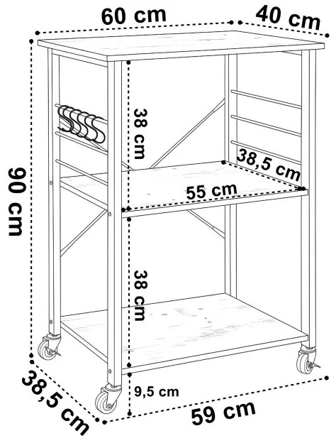 Pojazdný regál SAMBOR