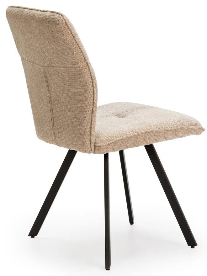 Béžové jedálenské stoličky v súprave 4 ks Mery - Marckeric