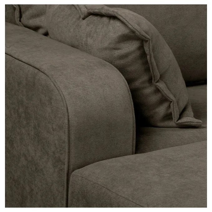 Hnedá rohová pohovka (ľavý roh) Beata - Ropez