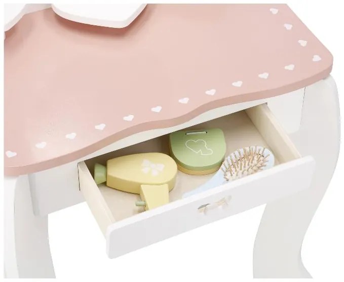 lupilu®  Detský drevený stôl na líčenie  (100393838)