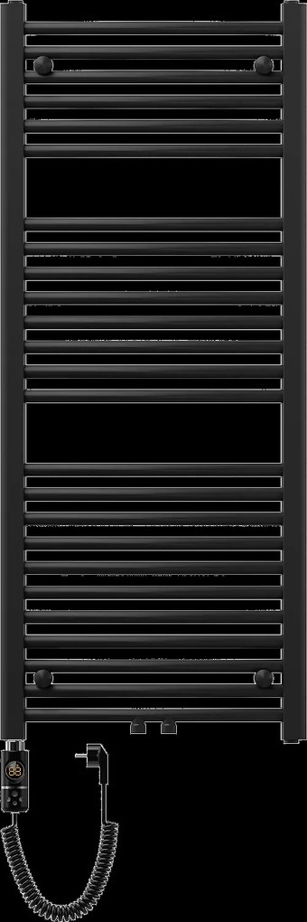 Mexen Ares, elektrické vykurovacie teleso 1200x500 mm + vykurovacia tyč 600 W, čierna, W102-1200-500-2600-70