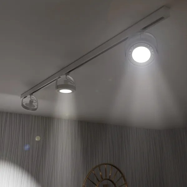 Bodové svietidlo v lištovom systéme LUGAR AR111 3xGU10/25W/230V biela