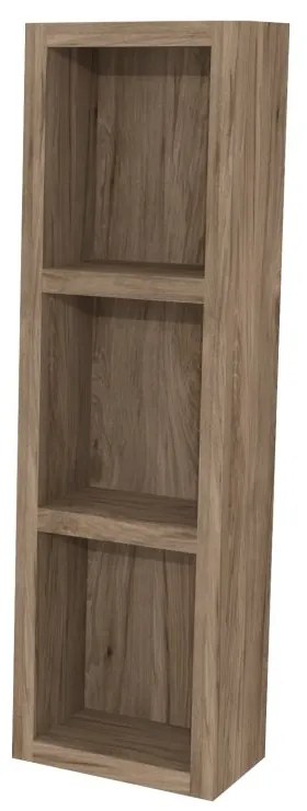 Mereo Aira, kúpeľňová skrinka 20 cm, horná, policová, Multidecor, Dark Rockford Hic, MER-CN796SDRH1