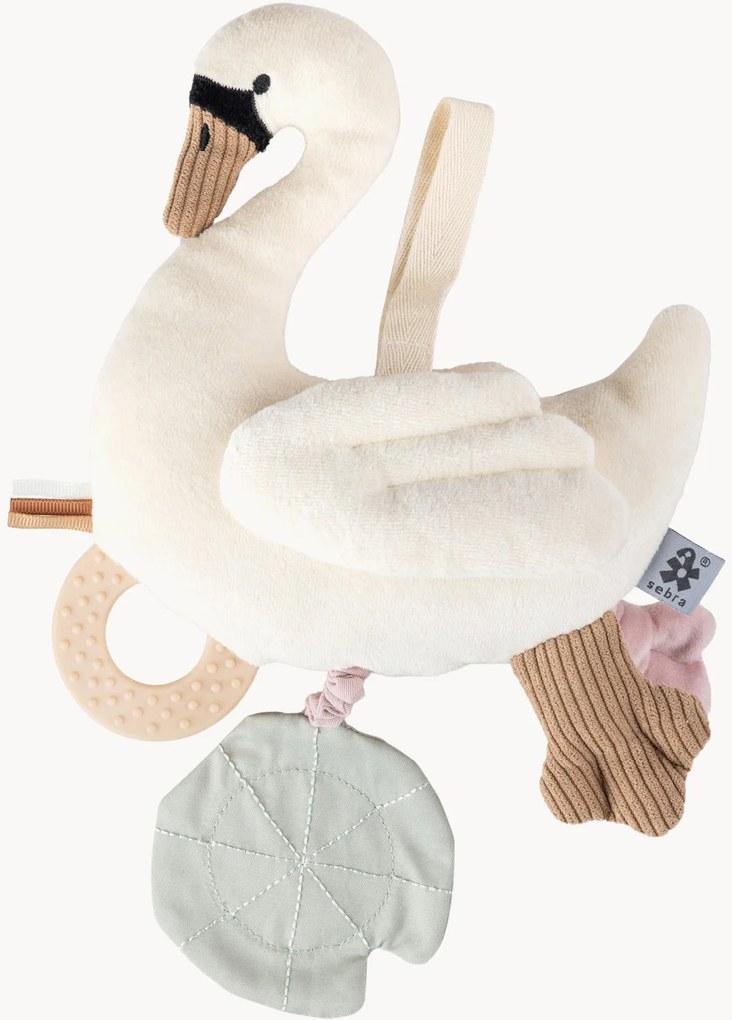 Ručne vyrobená závesná dekorácia Swan