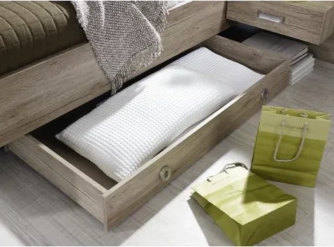 Úložná zásuvka pod posteľ Gandra, dub san remo%