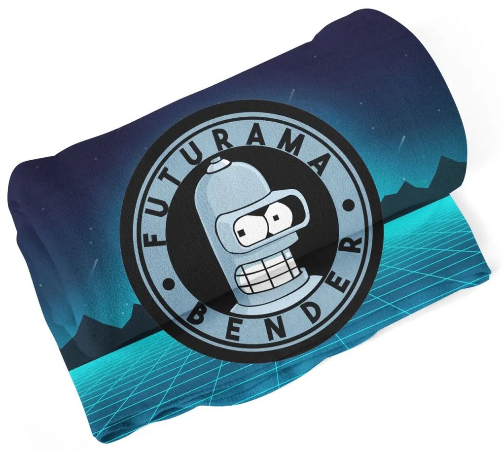 Sablio Deka Futurama Bender Štvrtá dimenzia - 150x120 cm