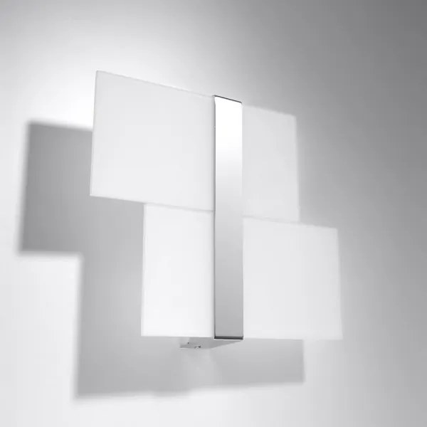 Sollux SL.0187 - Nástenné svietidlo MASSIMO 2xG9/40W/230V biela/chróm