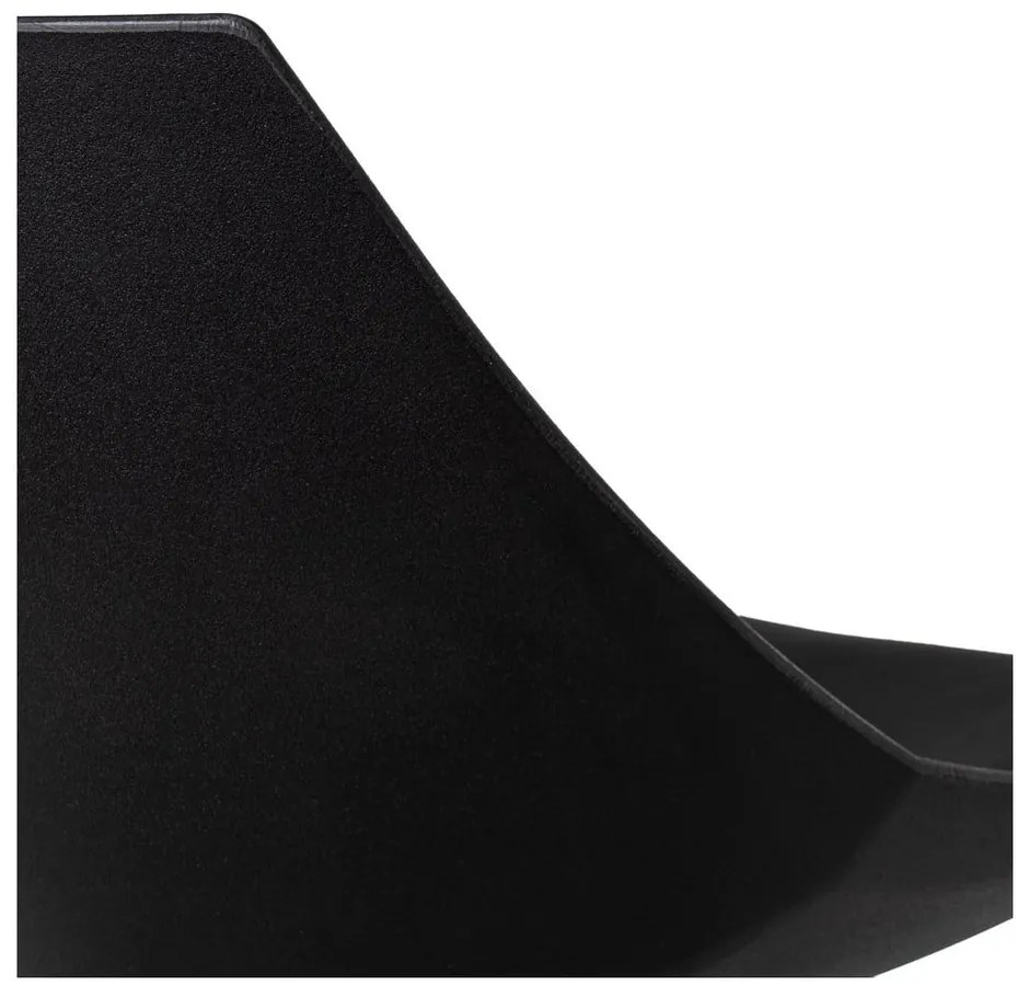 Čierne barové stoličky s nastaviteľnou výškou z imitácie kože v súprave 2 ks (výška sedadla 56,5 cm) – Casa Selección