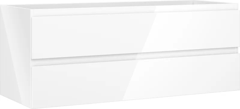Mexen Orio, kúpeľňová skrinka 120 cm, 2 zásuvky, biela lesklá, 91A10-12047-2-BFF00
