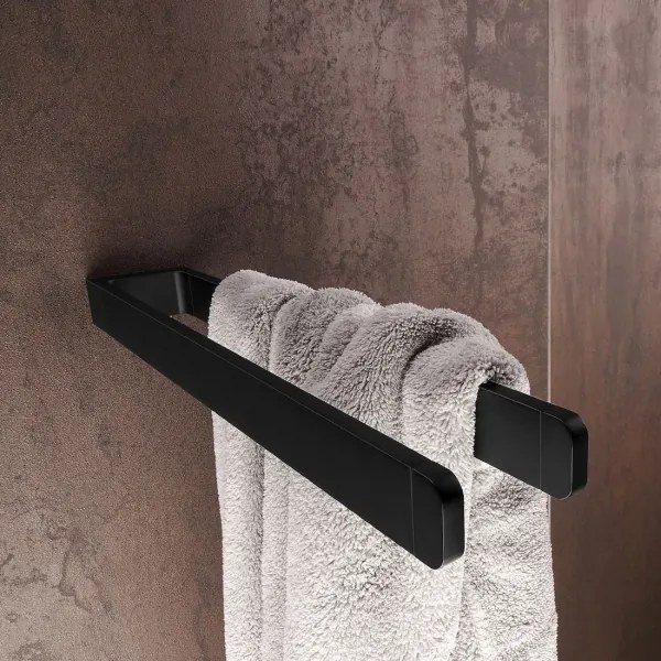 NIMCO MAC 29098-90 - Nástenný vešiak na uteráky MAYA 37 cm matná čierna