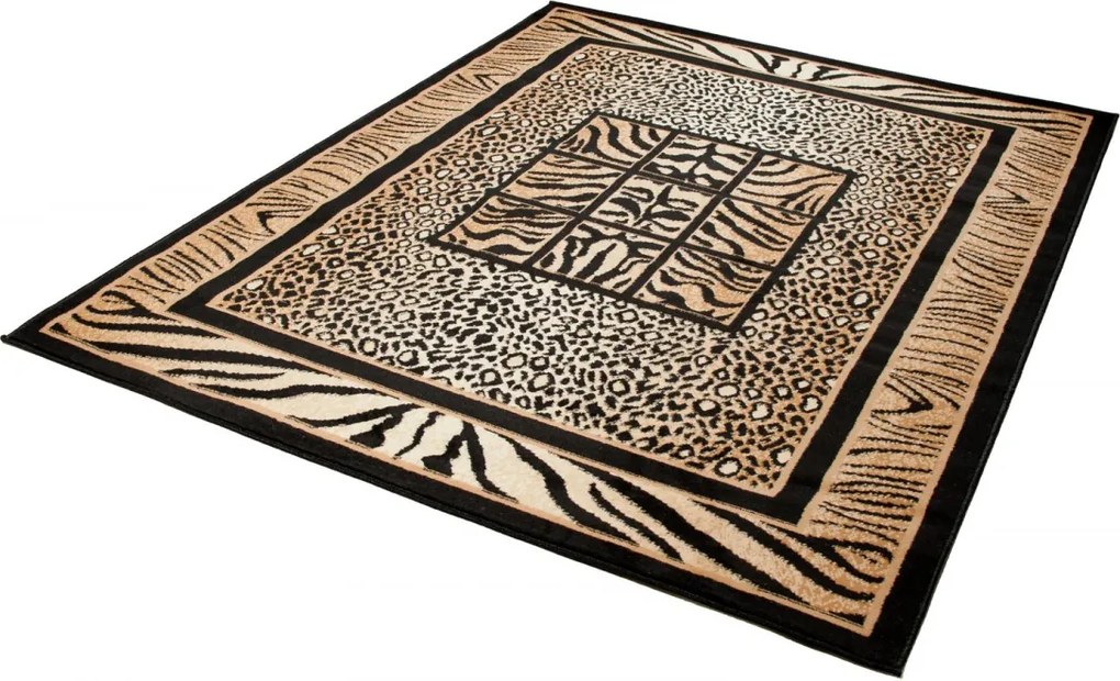 TA Koberec 6600A ČIERNY ATLAS PP Rozmer: 160x220 cm