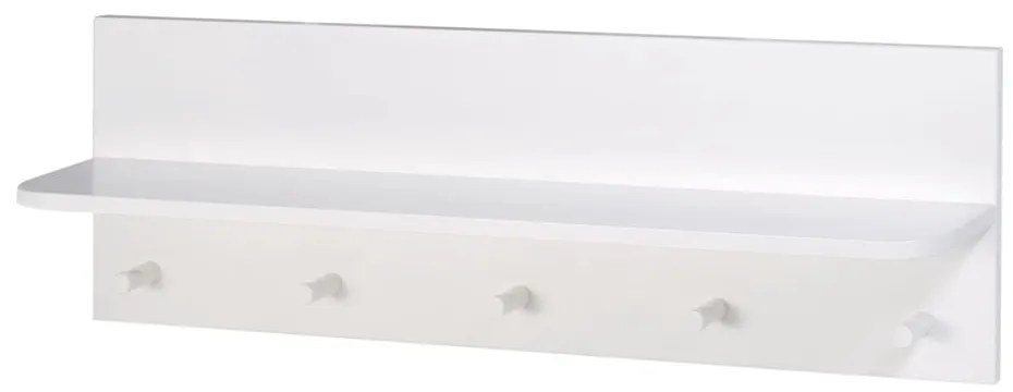 Biely nástenný detský vešiak Dreamworld 3 – Roba