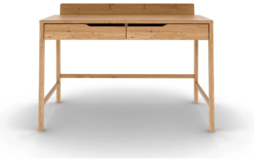 Pracovný stôl z dubového dreva 65x120 cm Twig – The Beds