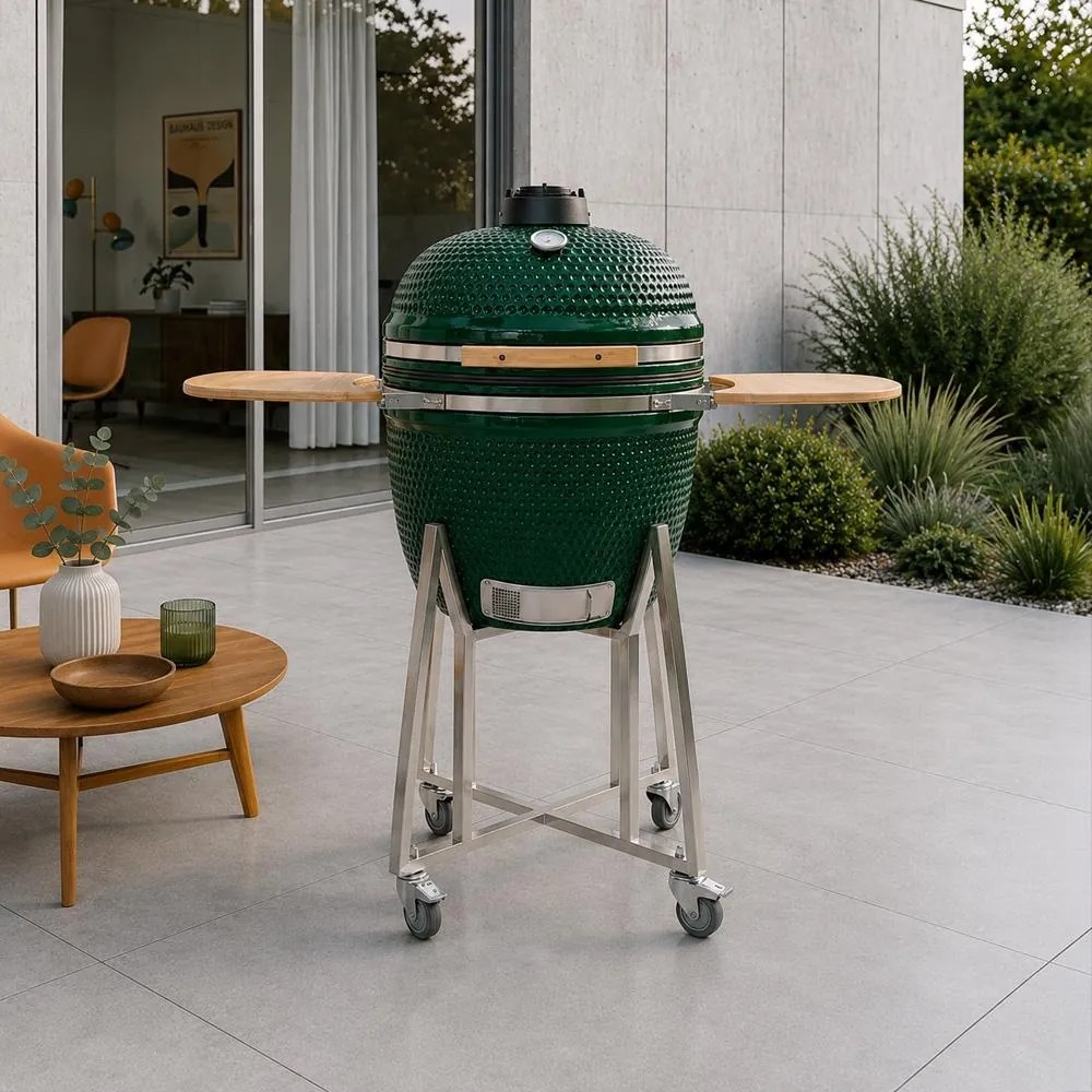 Keramický gril Avenberg KAMADO XL, zelená