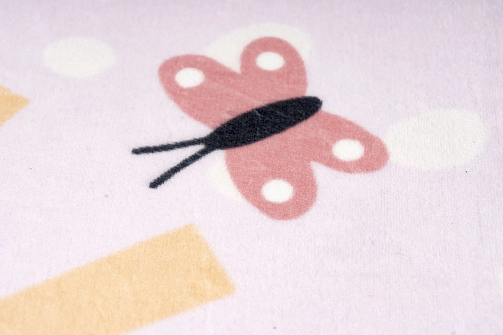 Obsession, Detský kusový koberec Magic Kids ML 106 Lora, 115 x160, ružová, detská izba