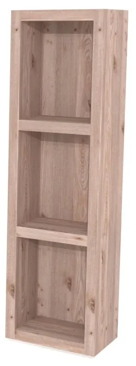 Mereo Aira, kúpeľňová skrinka 20 cm, horná, policová, Multidecor, Dub Nelson, MER-CN796SDNLS