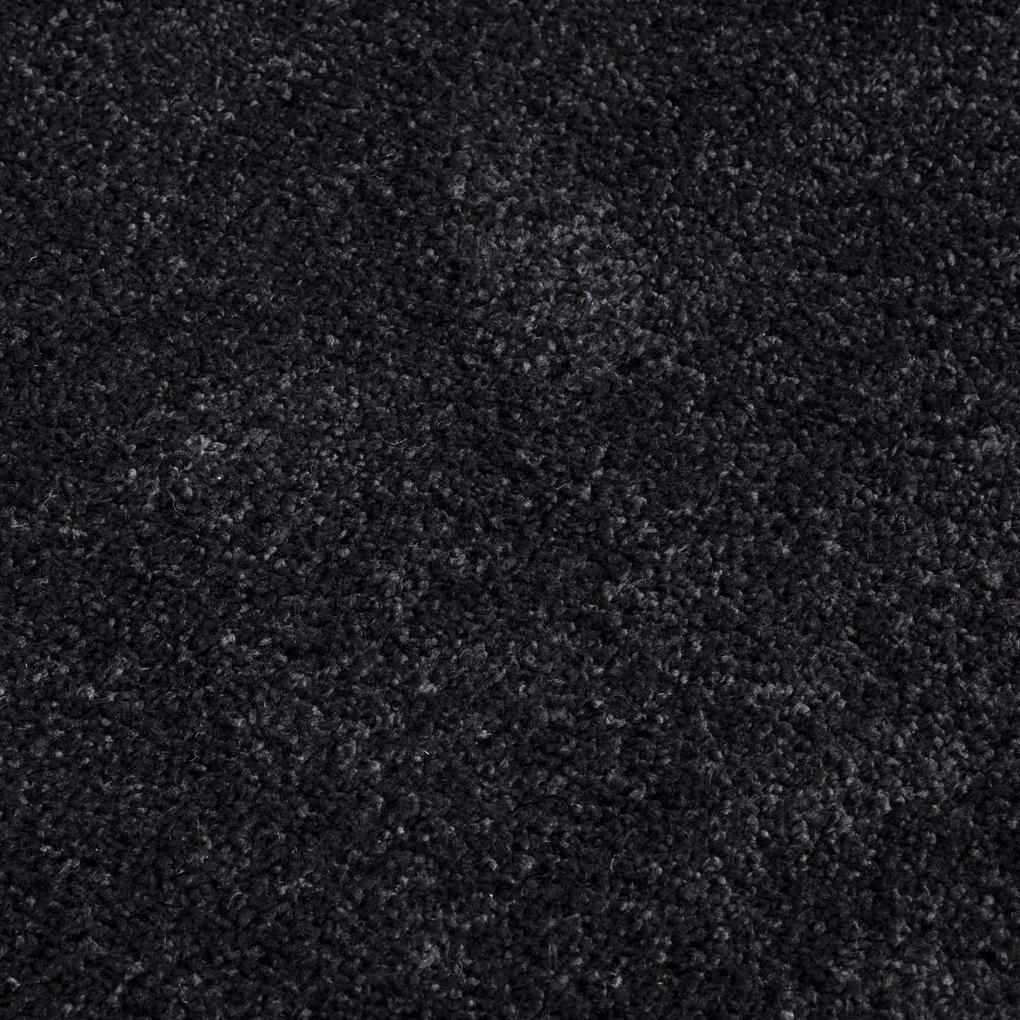Dekorstudio Shaggy okrúhly koberec CITY 500 čierny Priemer koberca: 160cm