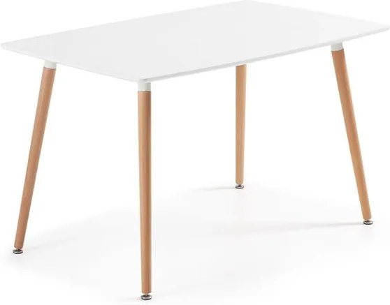 Jedálenský stôl z bukového dreva La Forma Daw, 80 × 140 cm