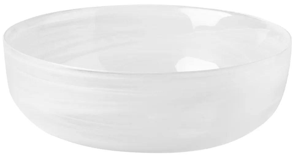 Miska biela 21 cm – Elements Glass - 321909