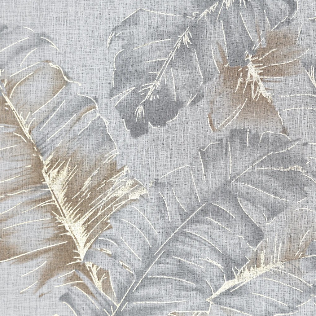 ZÁVES NA KRÚŽKOCH LAYLA 140X250 CM VZOROVANÁ