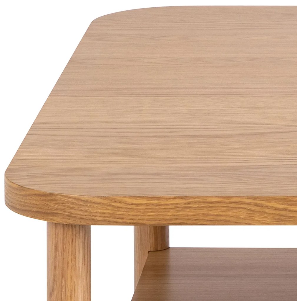Konferenčný stolík Banbury 90 cm dub prírodný lakovaný