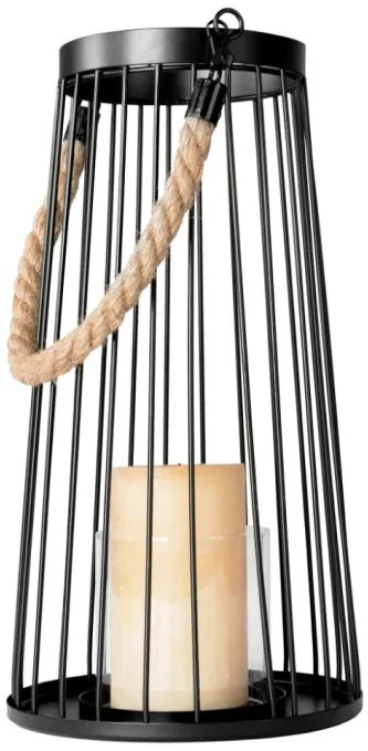 Lampáš čierny KLLT2015