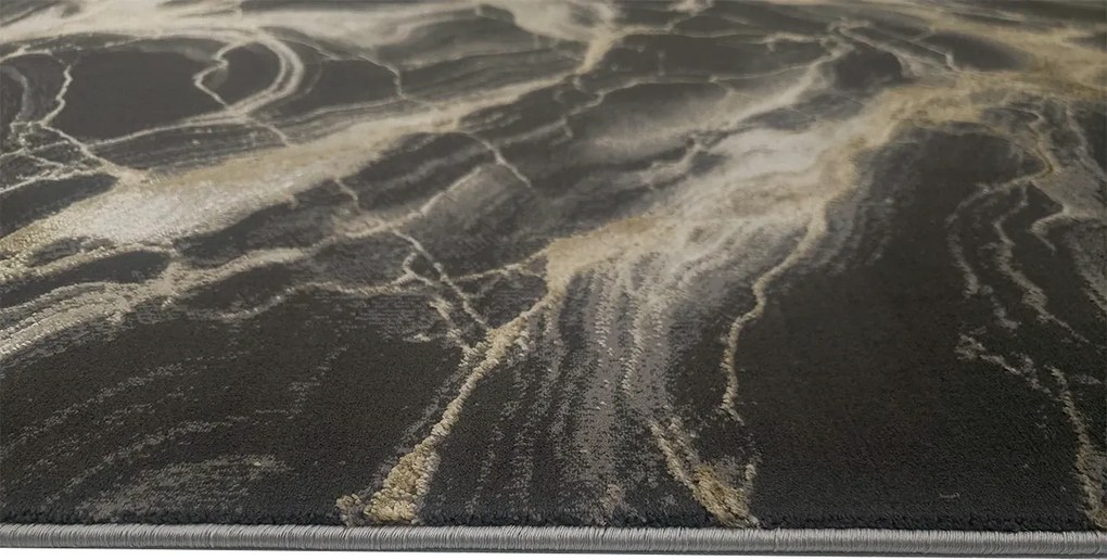 Koberec Deluxe 9094 BEIGE – béžový so vzorom, obdĺžnik Rozmer: 80x150 cm