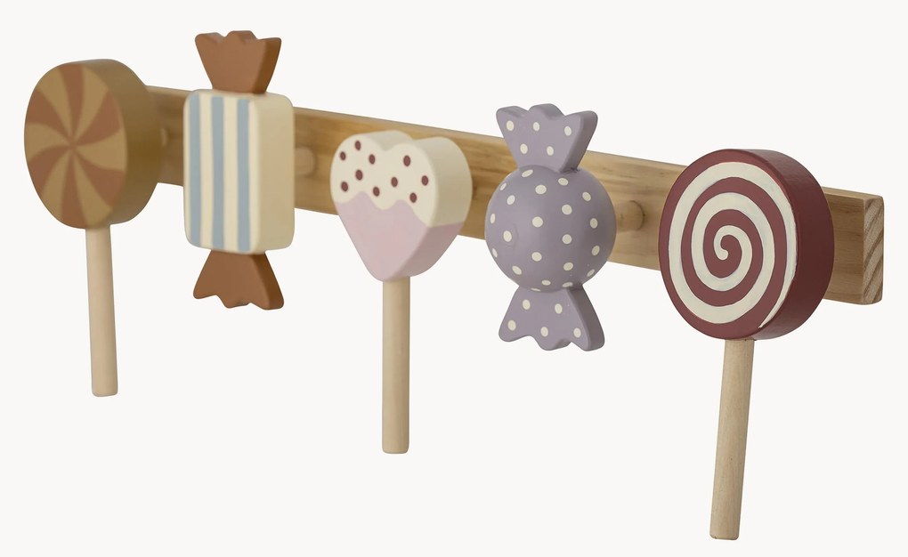 Drevený nástenný vešiak Rudy