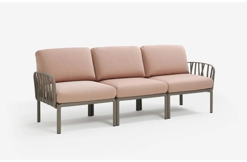 KOMODO 5 Záhradná sofa - antracite grigio komodo