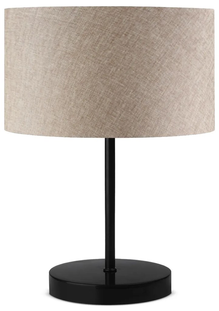 Stolná lampa Barabas béžová/čierna