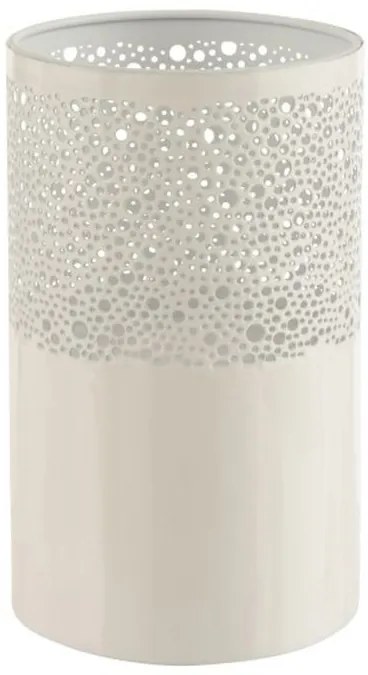 Béžový kovový svietnik Perform - Ø15,5 * 25 cm