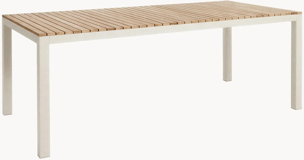 Záhradný stôl z tíkového dreva Mood, 208 x 100 cm