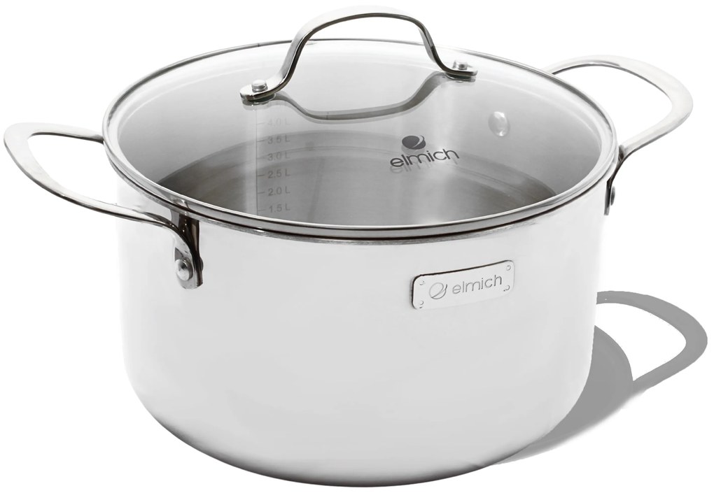 Elmich Trojvrstvový nerezový hrniec na indukciu Trimax 24 cm (6 l)