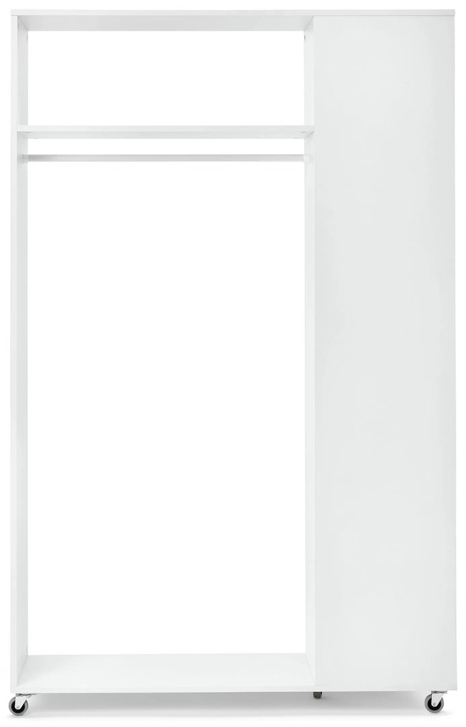 Mobilná vešiaková skriňa so zrkadlovou skriňou