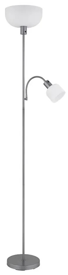 Globo 59947 - Stojacia lampa HINTON 1xE27/40W/230V + 1xE14/25W