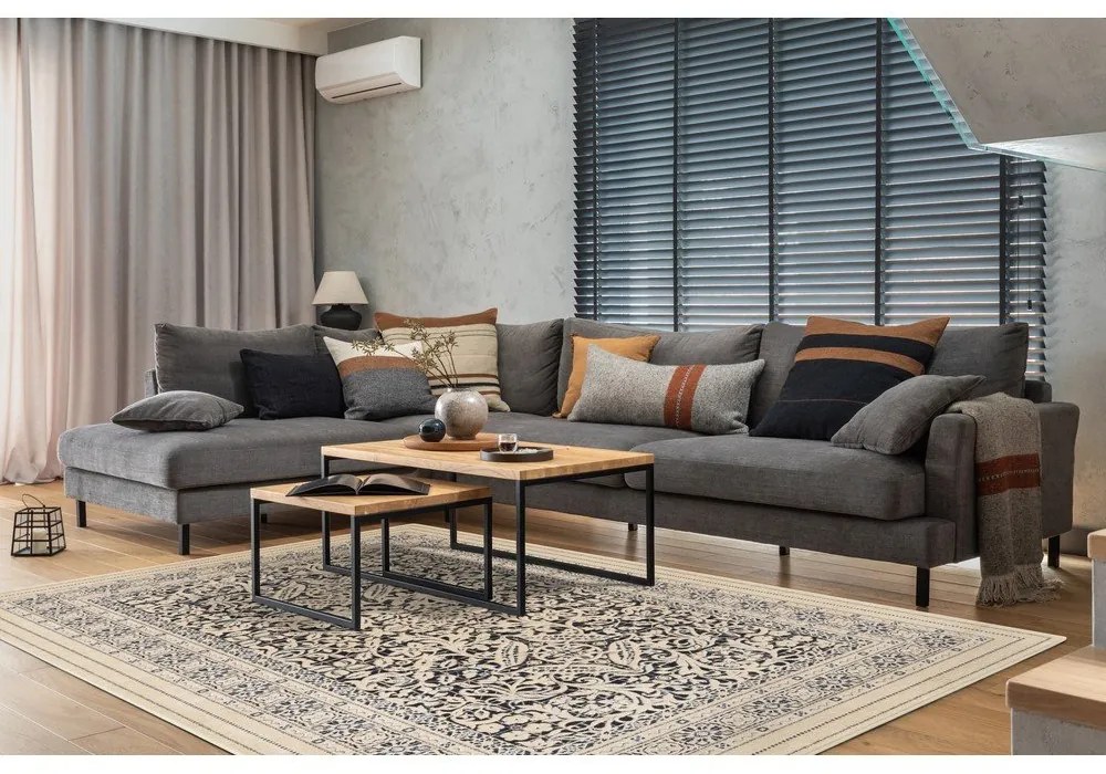 Béžový vlnený koberec 133x180 cm Joanne – Agnella